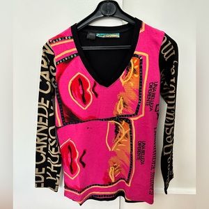 DESIGUAL long sleeve top with sequins